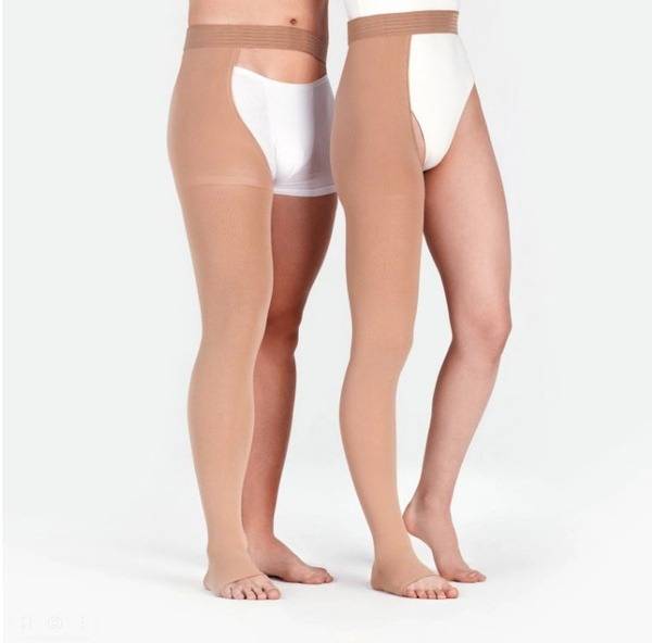 Venoteks Beige Compression Stockings, Class 2, 1 Pair