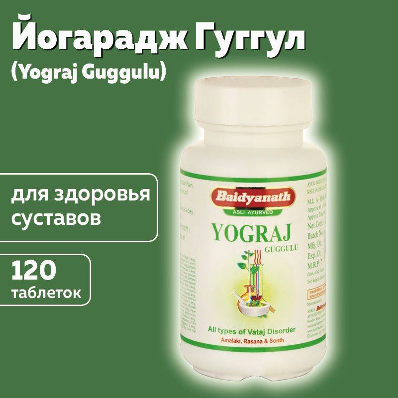 Baidyanath Yograj Guggulu Tablets, 1 Pack