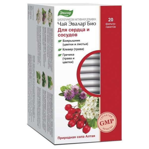 Evalar Bio Heart & Vessel Tea Bags (20 Count)