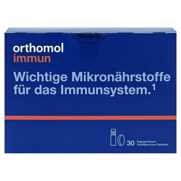 Orthomol Immun (Germany): 30-Day Immune Support Drink & Tablets