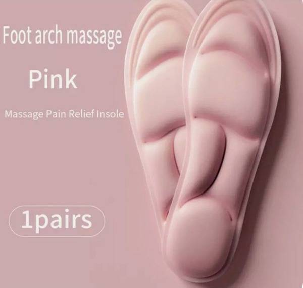 Orthotic Insoles: Soft, Breathable, Shock-Absorbing, Blister Prevention (Sizes 35-39)