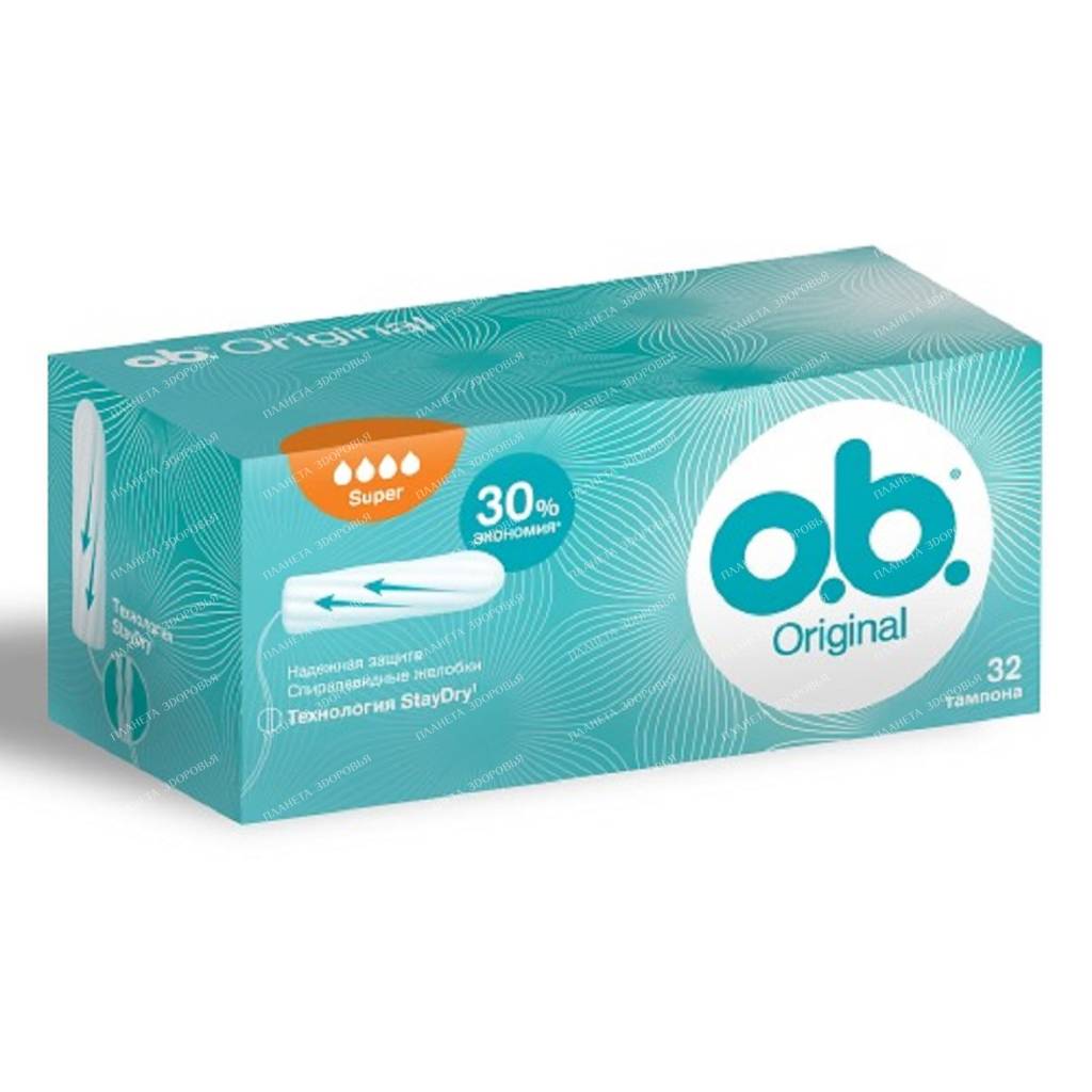 obSuper Women's tampons 32 pcs