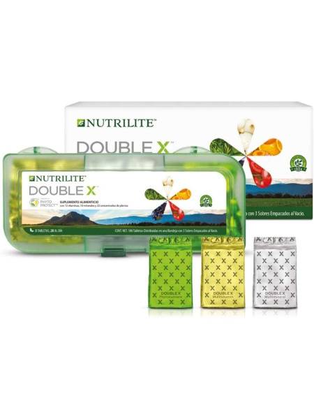 Amway Nutrilite Double X with Vitamins, Minerals & Phytonutrients, 186 Tablets