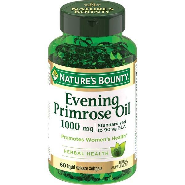 Evening Primrose Oil Capsules (60 Count) - Nature's Bounty