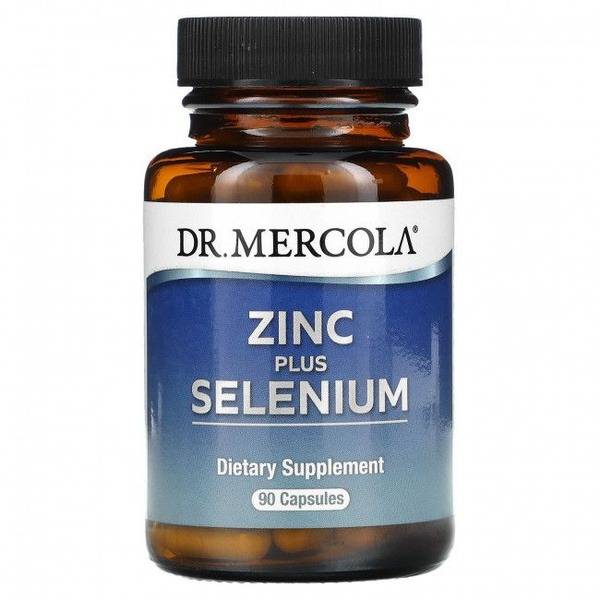 Dr. Mercola Zinc & Selenium Supplement - 90 Capsules