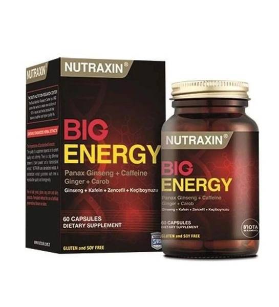 Nutraxin Big Energy Capsules: Boost Endurance & Performance (60 Count)