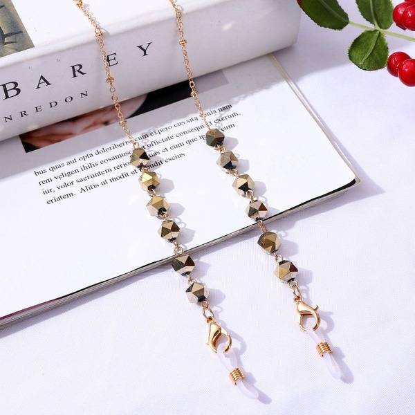 Women's Crystal Eyeglass Chain Holder