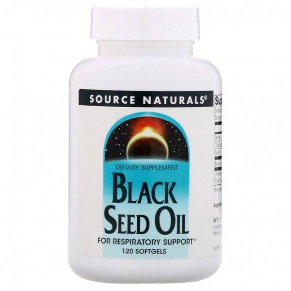Source Naturals Black Seed Oil Softgels (120 Count)