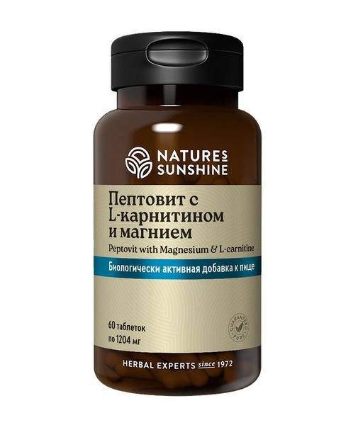 Nature's Sunshine Peptovit with L-Carnitine & Magnesium