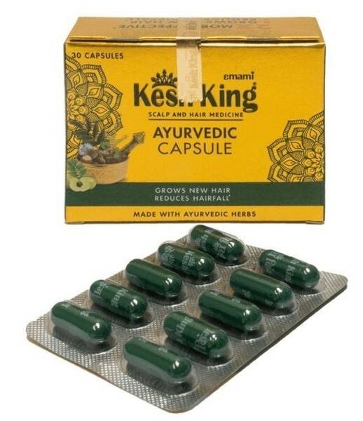 Emami Kesh King Hair Oil: 30 Capsules - Stops Hair Fall