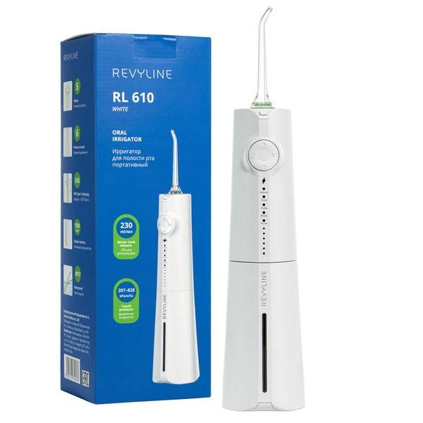 Revyline RL 610 Portable Oral Irrigator White