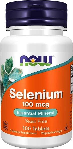 NOW Selenium 100 mcg (100 Tablets)