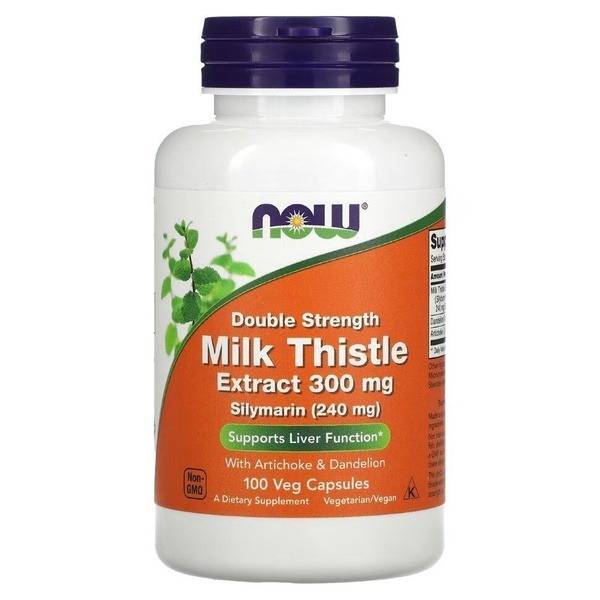 Milk Thistle Silymarin 300mg (100 Capsules) - Liver Support & Immune Boost