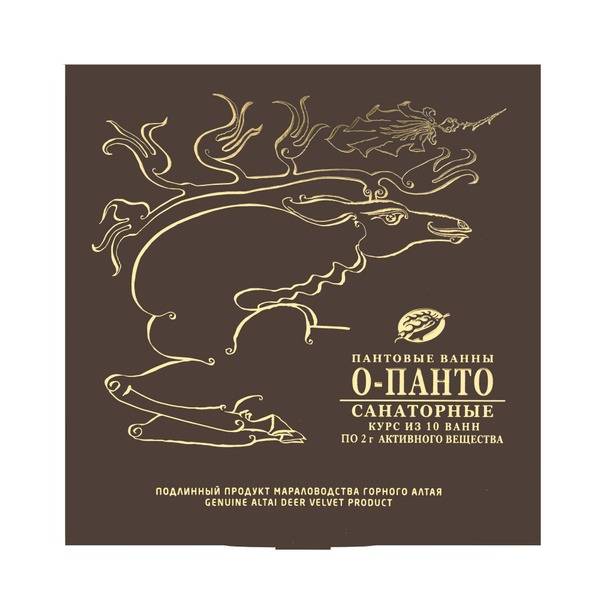 Pantoproekt O-PANTO Antler Bath Powder, Sanatorium Course (10 pcs)