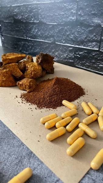 Chaga Capsules 300mg (100 count) - Organic Siberian Extract