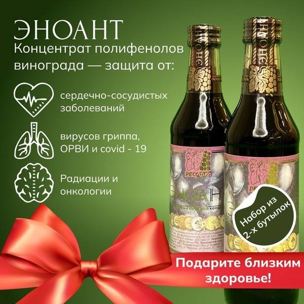 Enonant Grape Polyphenol Syrup Duo: Antioxidant, Vascular Support, & Hemoglobin Support (2 x 250ml)