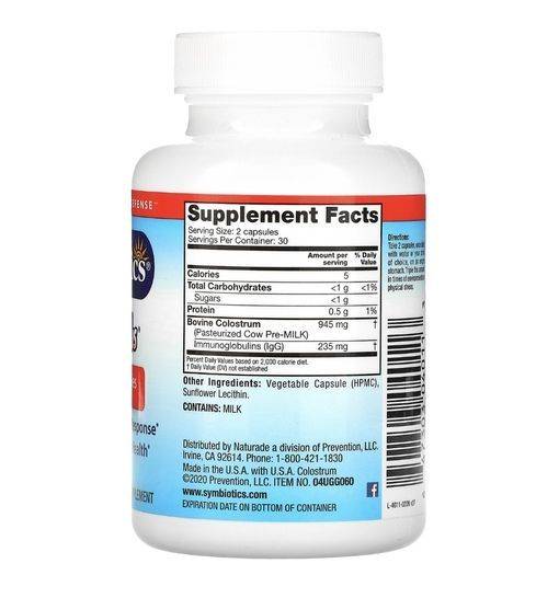 Symbiotics Colostrum Plus Capsules – 60 Count #2