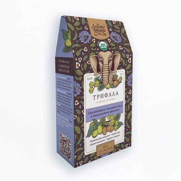 Gold of India Triphala Powder Herbal Blend 100 g