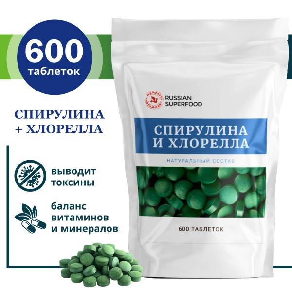 Spirulina & Chlorella Detox Tablets: Weight Loss, Immunity & Antioxidant Support