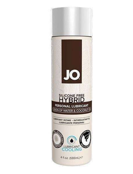 JO Hybrid Lubricant: Cooling Water-Based & Silicone-Free (120ml)