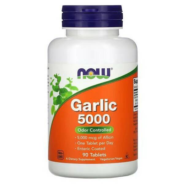 NOW Foods Garlic Supplement - 90 Tablets