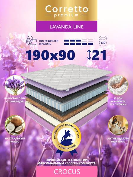 Premium C Orthopedic Spring Mattress 190x90