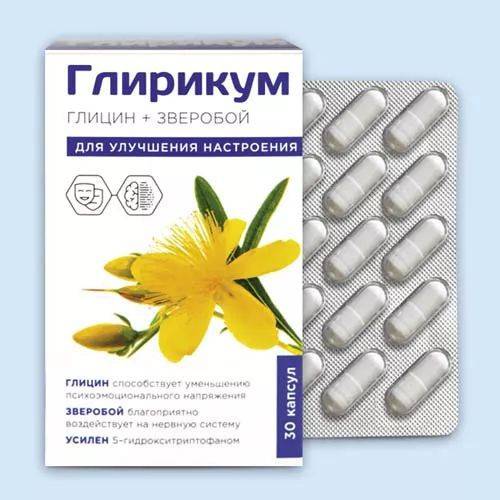 VTF Gliricum Plus St. John's Wort Capsules 615 mg, 30 Capsules