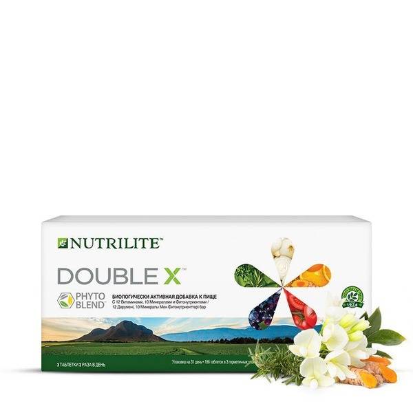 Amway Nutrilite DOUBLE X Vitamin, Mineral & Phytonutrient Supplement, 186 Tablets