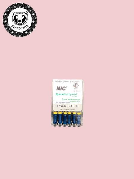 NIC Endodontic Hand Instrument with Flat Tip
