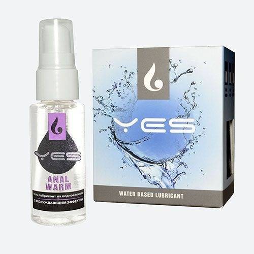 Yes Anal Warm Water-Based Anal Lubricant with Warming Effect - 30 ml