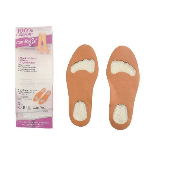 PRIM ALL CARE Orthopedic Gel Insoles with Shock Absorption, Size S