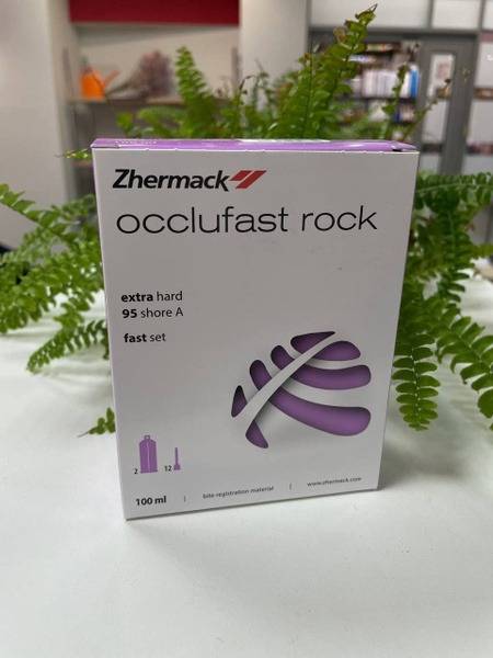 Zhermack Occlufast Rock Bite Registration Material 2 x 50 ml
