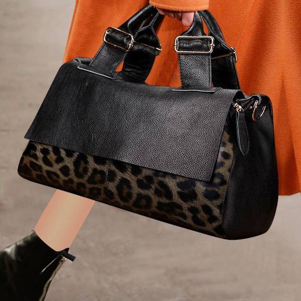 Leopard Print Women's Handbag