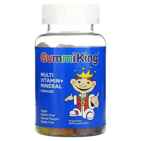 GummiKing Multivitamin Chewable Tablets, Assorted Flavors, 60 Tablets