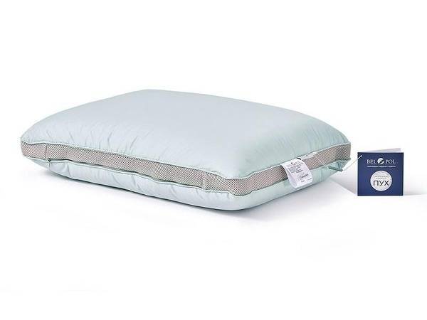 BEL-POL Galaxy Sea Grey Goose Down Memory Foam Pillow 50x70x4 cm