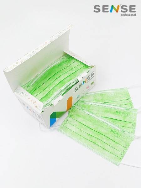 Medical Face Mask Green Size 17