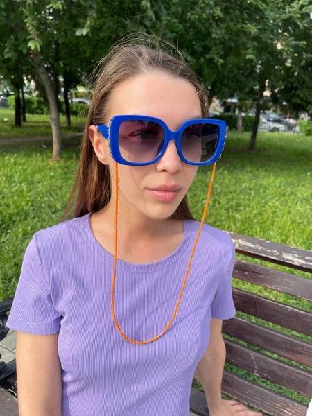Eyeglass Holder Orange 62 cm Spring-Summer 2024 Collection