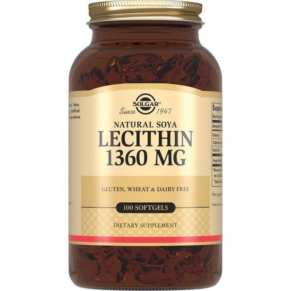 Solgar Soy Lecithin Capsules - 100 Count