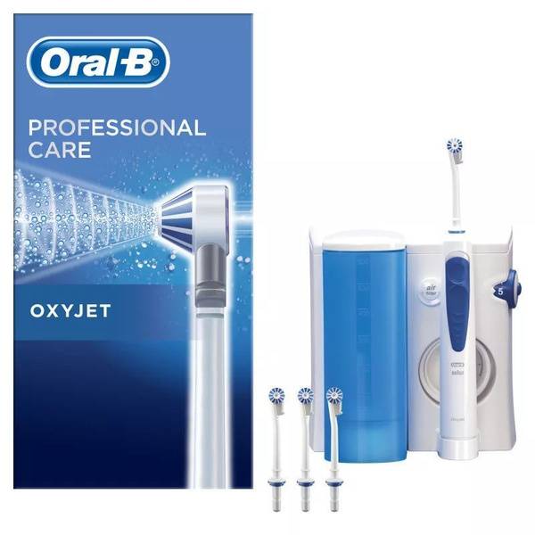 Oral-B Microbubble Irrigator Stationary 600ml 5 Modes 4 Tips