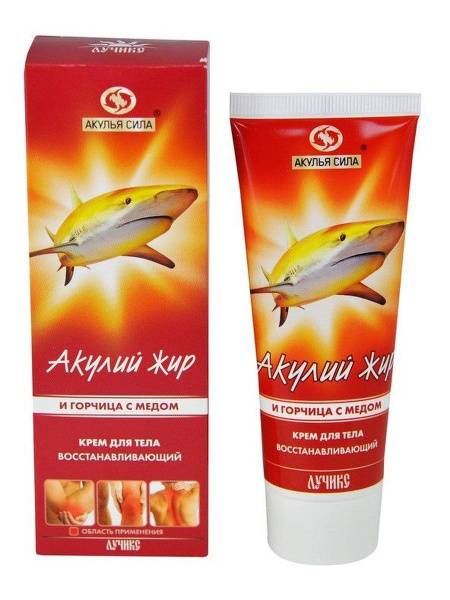 Shark Fat and Mustard with Honey Body Cream 75 ml