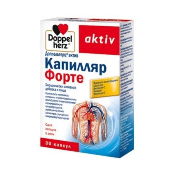 Doppelherz aktiv Capillar Capsules, 500 mg, 30 Count
