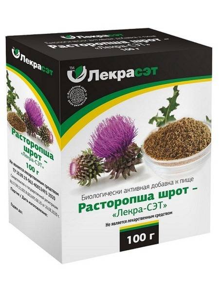 Milk Thistle Seed Meal (Silymarin) - Lekraset 100g