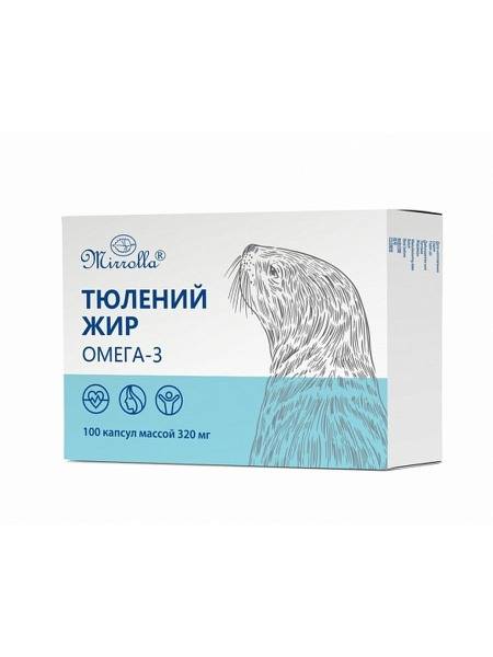 Seal Oil Omega-3 100 Capsules - Mirrolla