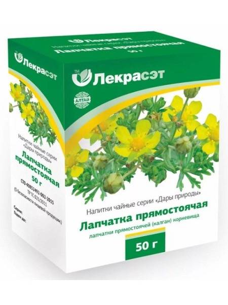Lekraset Potentilla Erecta Rhizomes Herbal Collection 50g