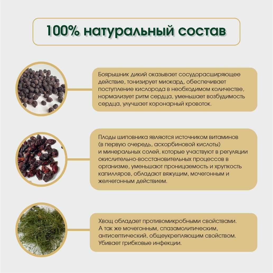 Travy Rossii Herbal Blend Leafy Altai Vascular Key to Heart and Vessel Health Chaga 200 g #5