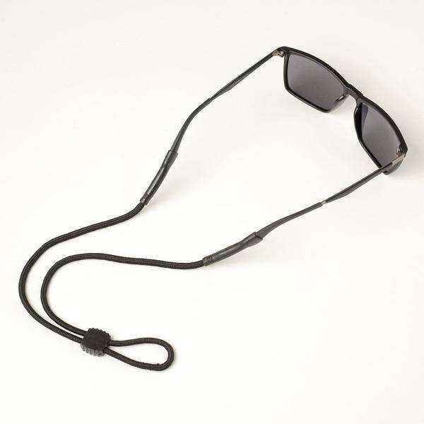 Eyeglass Holder Strap - Black, 64 cm, Textile/Plastic/Rubber