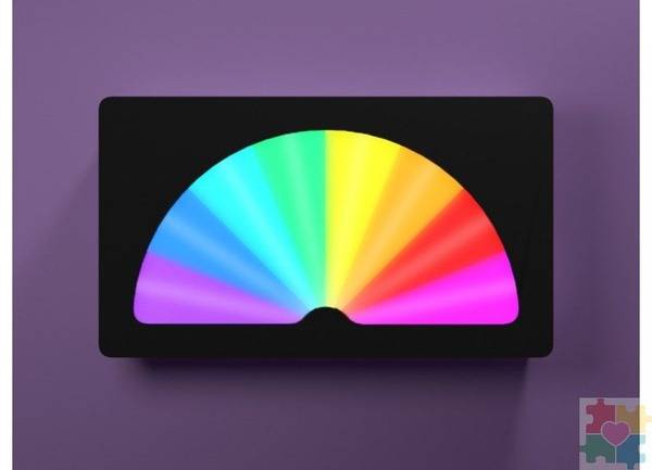 Interactive Light & Sound Panel Rainbow for Sensory Rooms