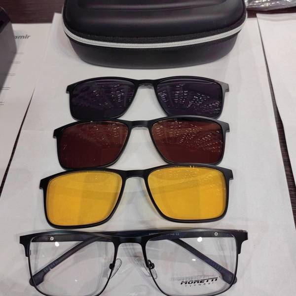 Santarelli Unisex Eyeglass Frame Moretti with Polarization