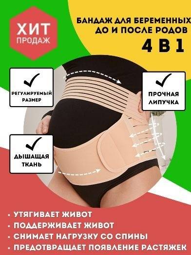 Universal 4-in-1 Maternity and Postpartum Support Belt