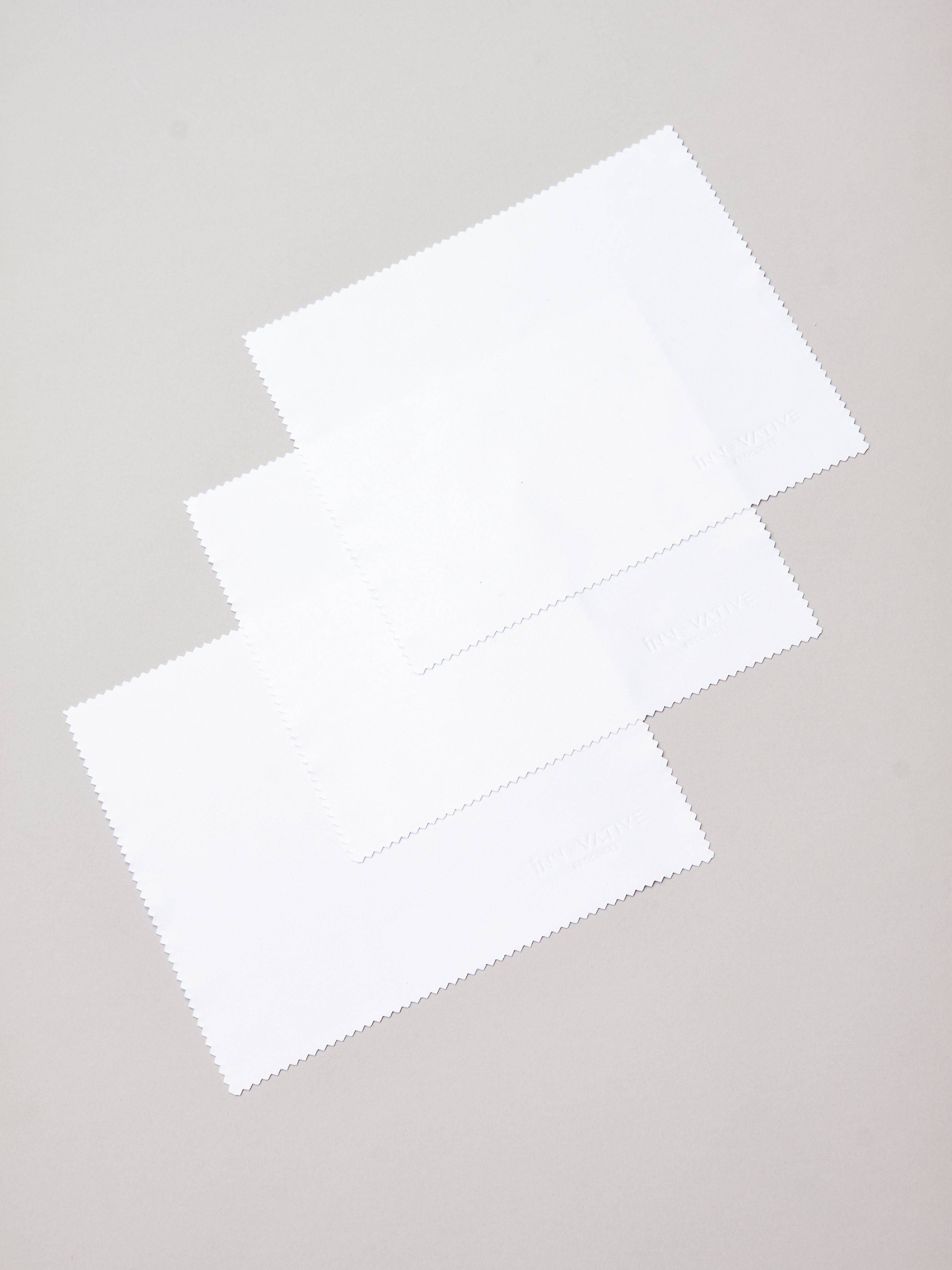 Lens Wipes, Microfiber Cloth for Glasses, Optics, Electronics, 15x18 cm, White, 1 Piece #4